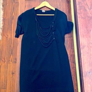 Nanette Lepore wool military detail dress